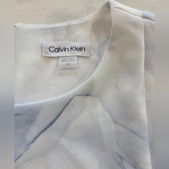 NWT Calvin Klein A Line Scuba Sleeveless Dress - Picture 8 of 11